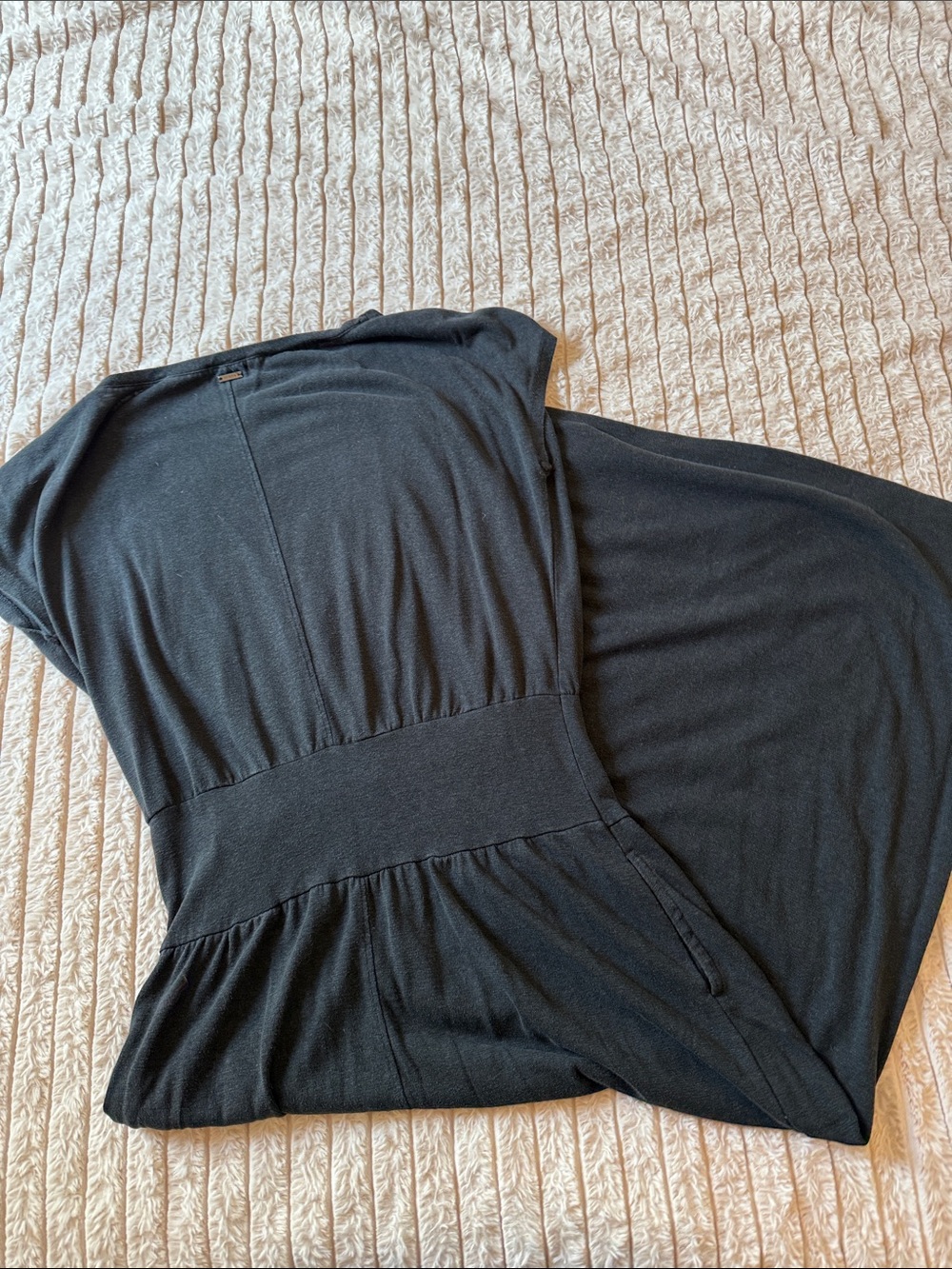 Prana Charcoal Hemp Blend Dress - Picture 3 of 4
